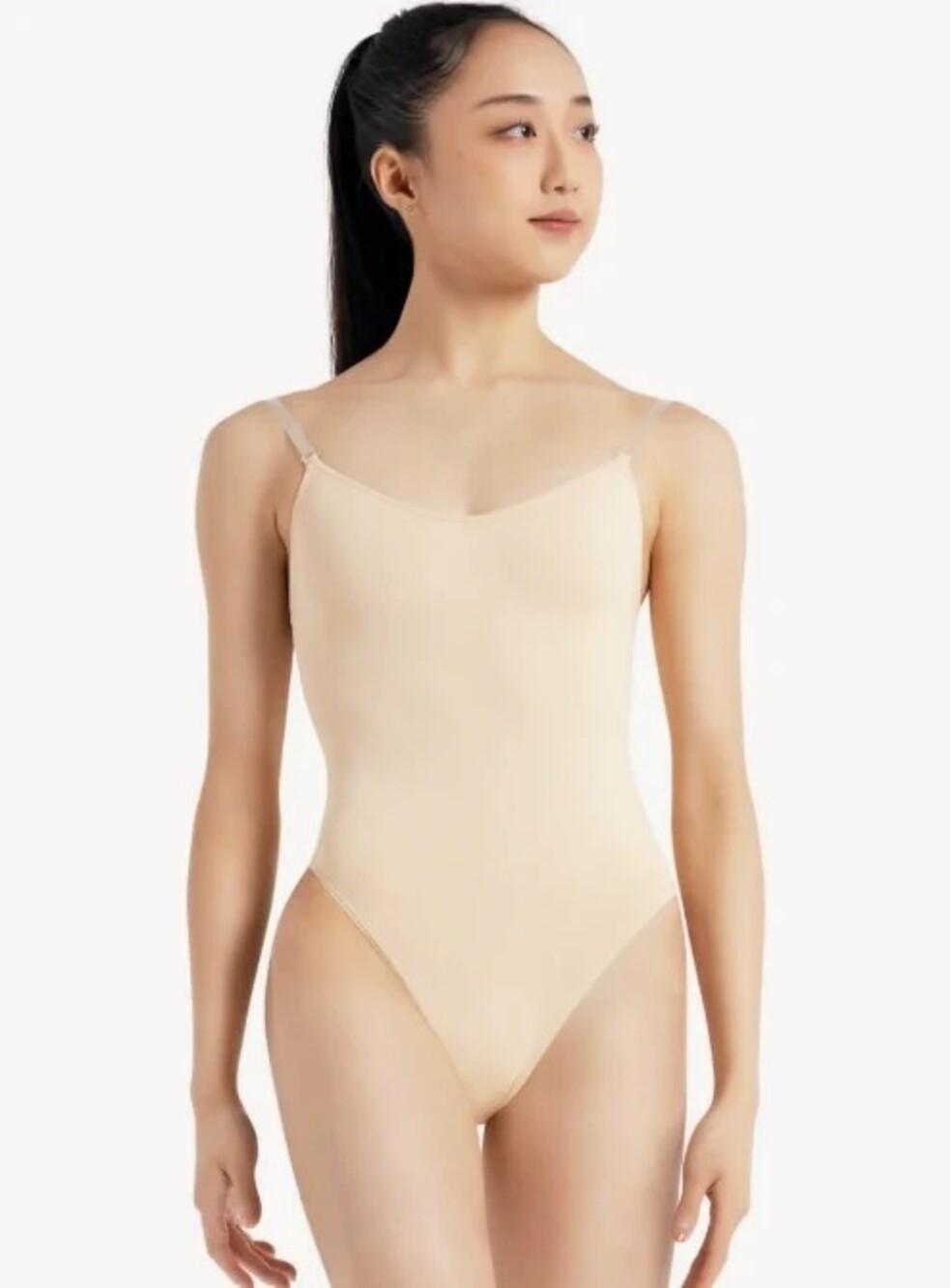 Dance Pre-Owned Leotard Capezio 3522 Small Adult Nude Jazz Competition